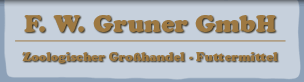 Logo - Großhandel für Heimtiernahrung - F. W. Gruner GmbH
